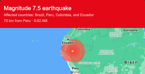 Peru Earthquake Miyamoto International SitRep # 1