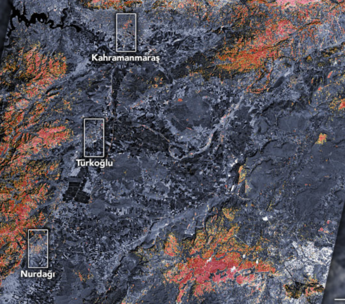 NASA Images Of The Earthquake Damage In Türkiye